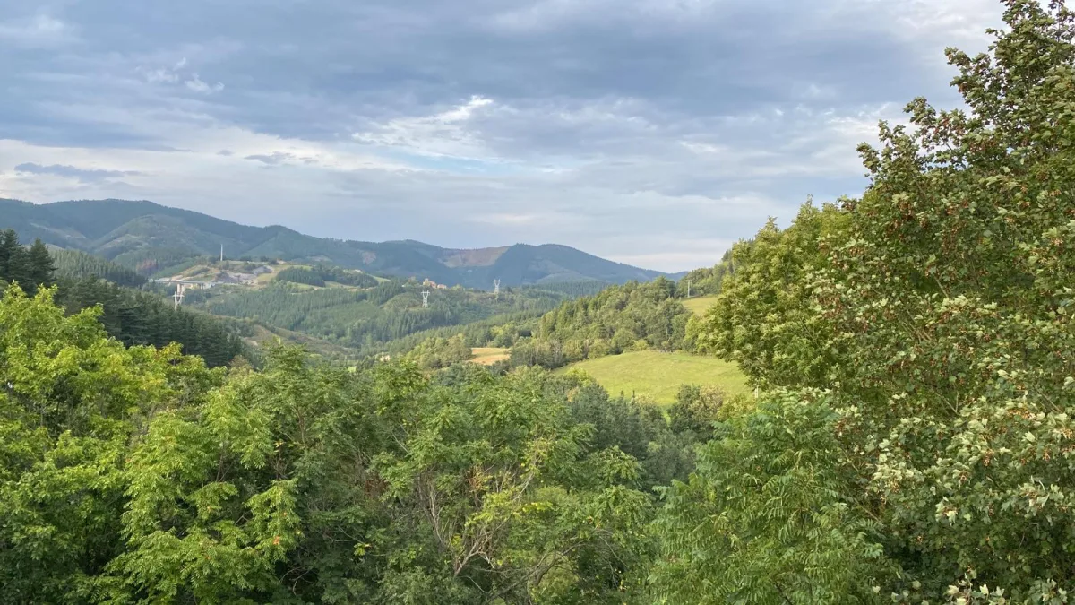 Vistas al valle verde desde Las Hurdes