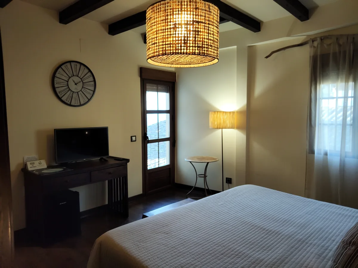 Habitación reloj romano lámpara