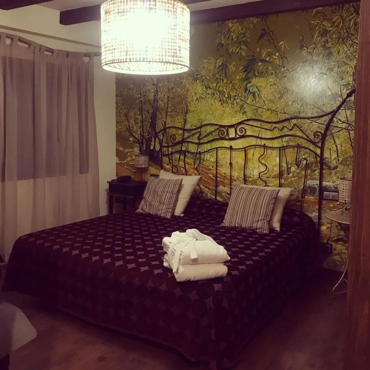 Habitación Doble Superior - Mural y albornoz